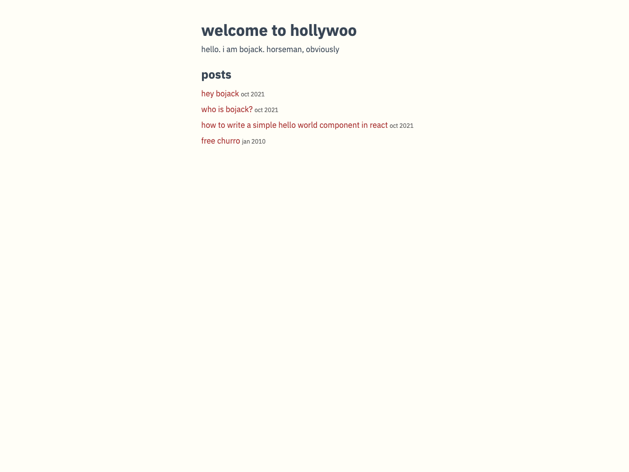 Eleventy Minimal Blog screenshot