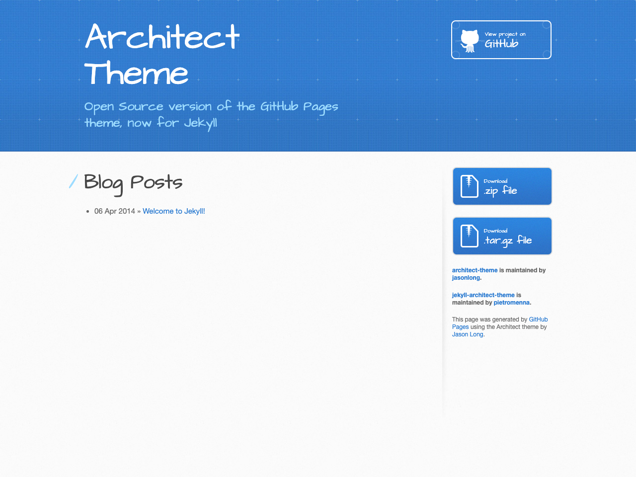 architect screenshot