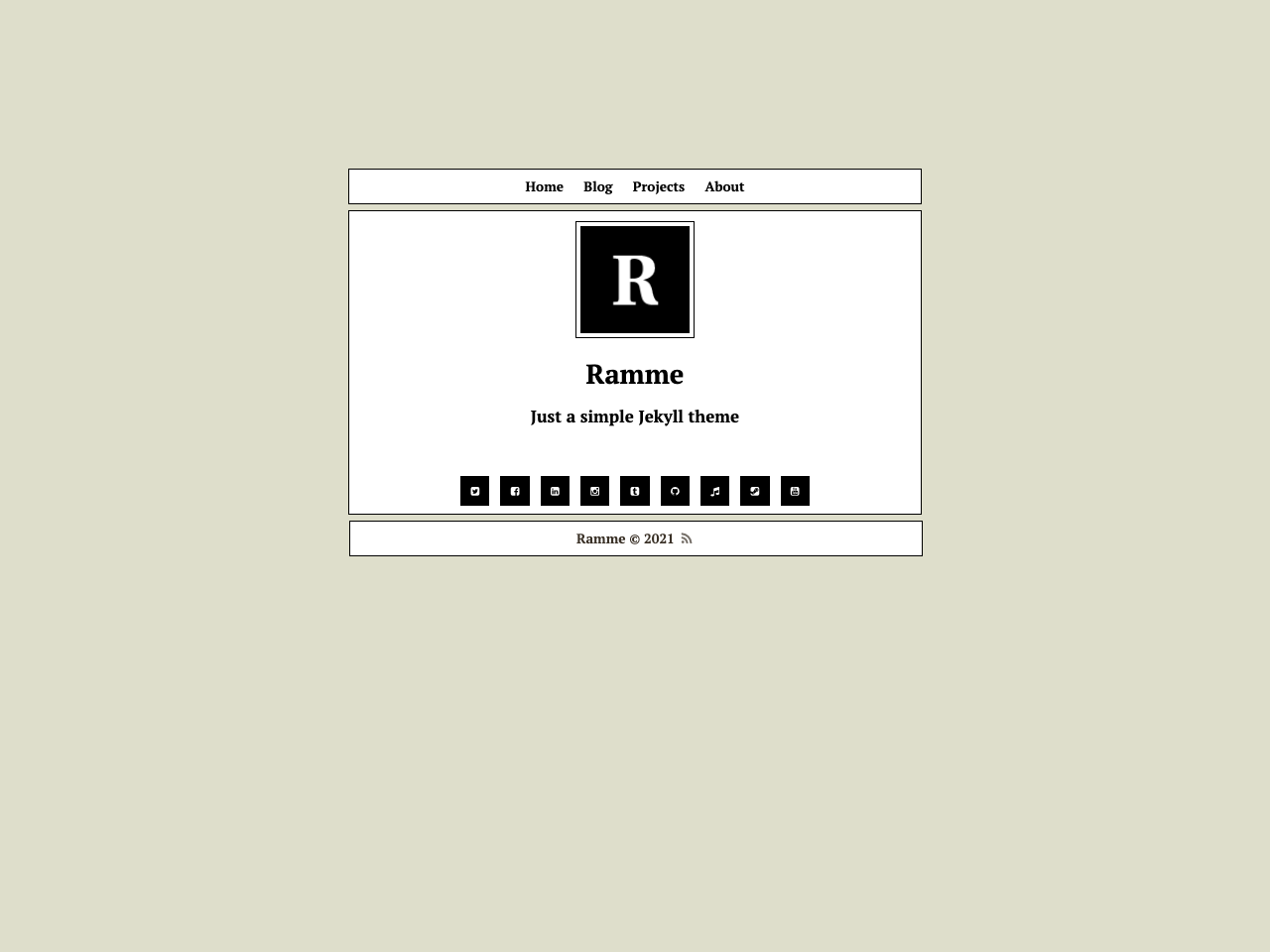 Ramme screenshot