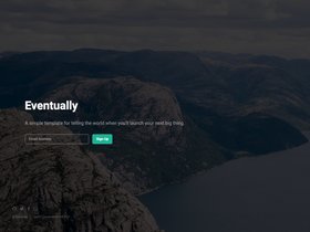 Gatsby Starter Eventually screenshot
