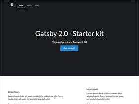 Gatsby Starter screenshot