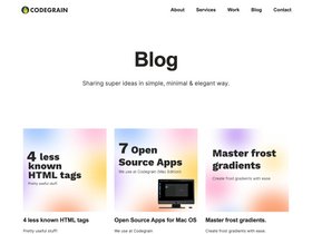 Minimal Blog | NextJS screenshot