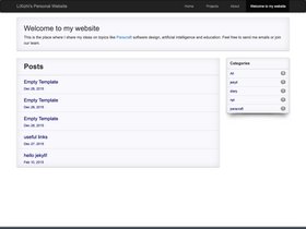 Wiki Blog screenshot