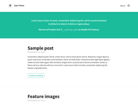 Jekyll Type Theme screenshot