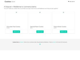 Snipcart Middleman screenshot