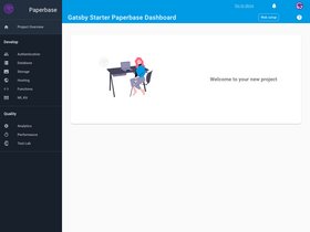 Gatsby Starter Paperbase screenshot