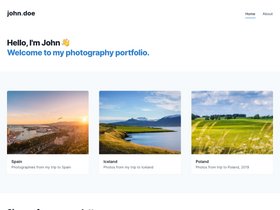 Portfolio theme for Gatsby screenshot