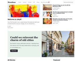 Mundana Jekyll Theme screenshot
